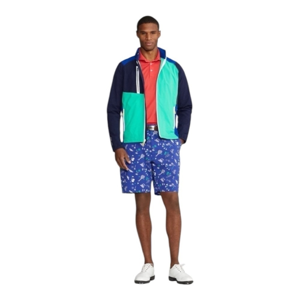 Ralph Lauren Polo Crest Golf Performance Nylon Swim Athletic Shorts Weekend NEW